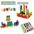 thumbnail image 1 of 100Pcs/Set 2x2x2CM Square Cube Shape Building Blocks Educational Toys For Children Kids DIY Assembling Blocks Bricks Model Toys, 1 of 6