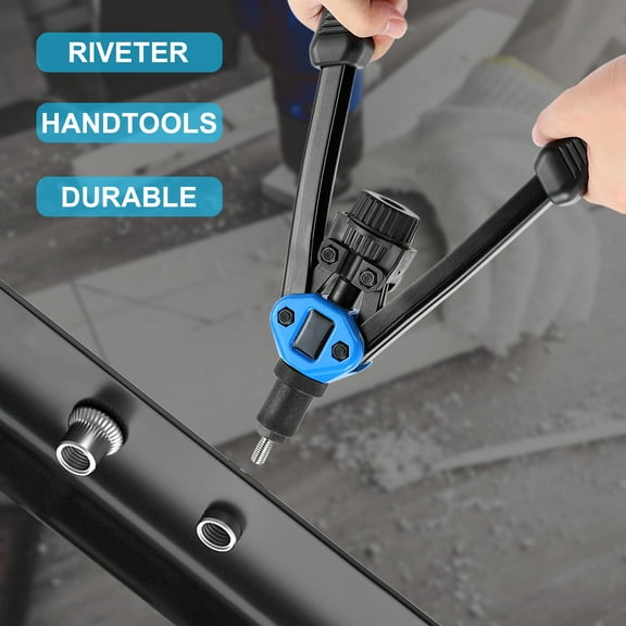 100Pcs/Set M3- 13" Manual Threaded Riveter Nut Setter Riveting Kit Hand Tools