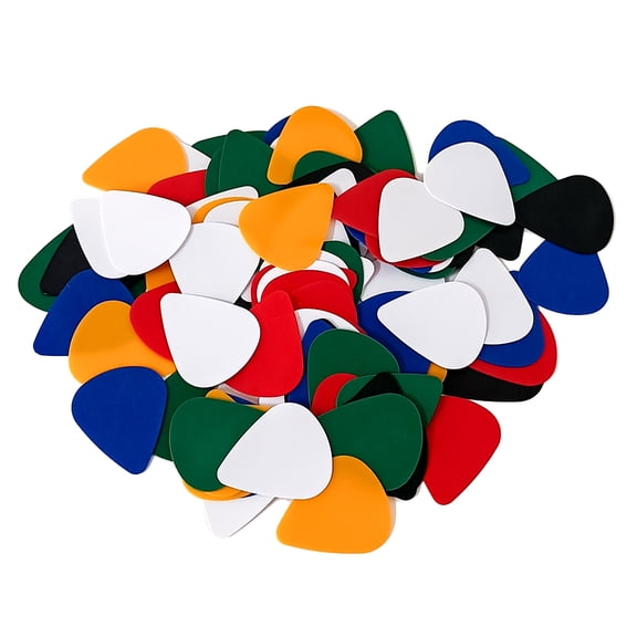 100Pcs/Set Musical Instrument Thickness Mix Guitar Pick Acoustic Picks Electric Bass Pic Plectrum Mediator Guitarra