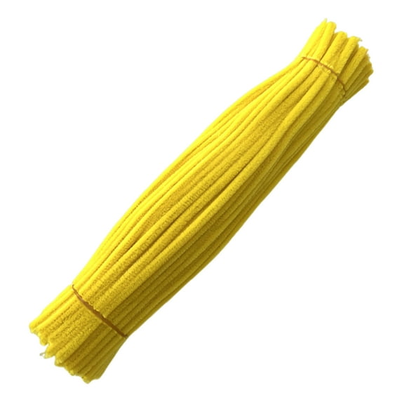 100Pcs/Set Pipe Cleaner Flower Crafts Kit Multi-Color Chenille Stem Twist Stick Adults Beginner DIY Handmade Flower Bouquet Decoration Craft Supplies