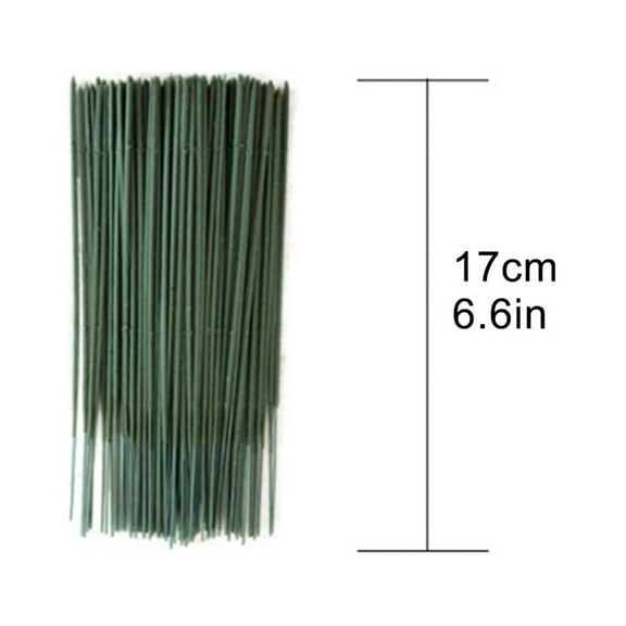 100Pcs/Set Plastic Floral Stem Artificial Flower Rod For The Crafts Person