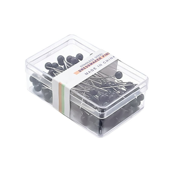 100Pcs Sewing Pins Pin For Sewing 100 Sewing Pins Set For Sewing Diy Projects Ewing Pins Straight Pins For Fabric Multicolor Pearlized Head Pins Long Quilting Pins Needle And Thread Kit Home Decor