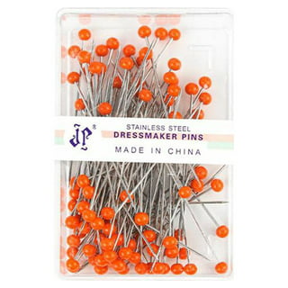 SINGER Ball Head Steel Straight Pins in Transparent Flower-Shaped Storage  Case - Size 17, 360 Count, Assorted Colors