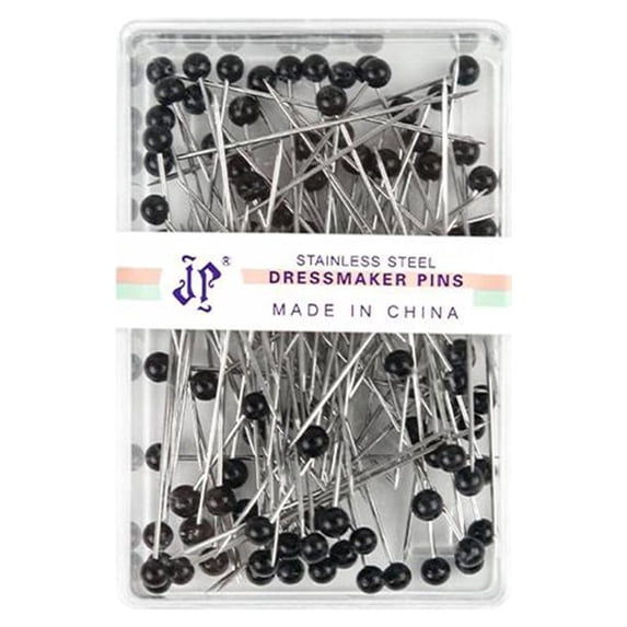 100Pcs Sewing Pins Straight Pin for Fabric, Pearlized Ball Head Quilting Pins Long 1.7inch, Corsage Stick Pins for Dressmaker, Jewelry DIY Decoration, Craft and Sewing Project
