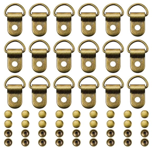 100Pcs Shoe Boot Lace Hooks Buckle Rivets for Climbing Boots Hiking Shoes