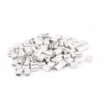thumbnail image 1 of 100Pcs Silver Tone Aluminum Ferrules Sleeves for 2mm 5/64" Steel Wire Rope, 1 of 1