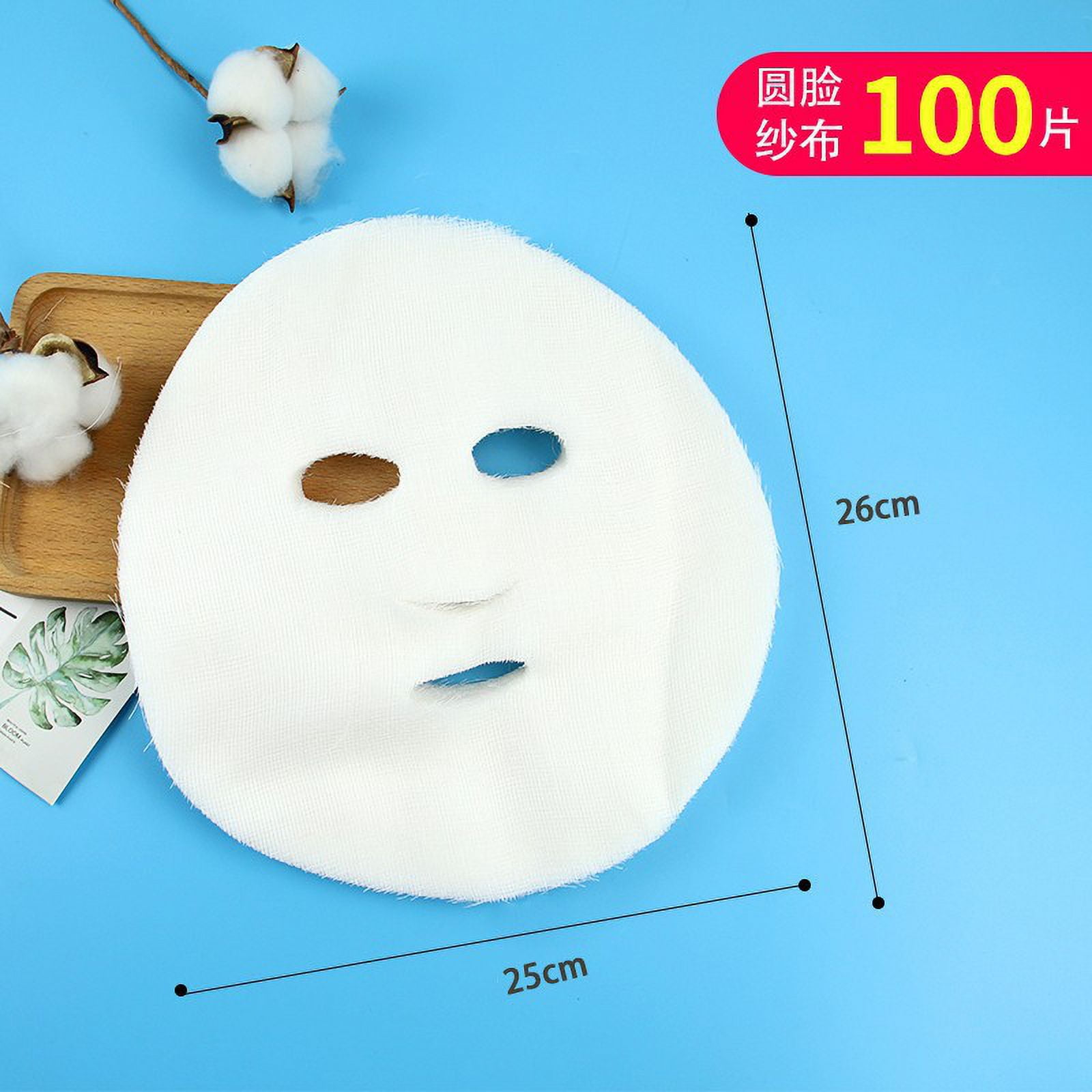 100Pcs Skin Care Mask Sheets Breathable Full Facial Mask Sheets