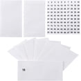 thumbnail image 1 of 100Pcs Small Coin Envelopes with Number Stickers White Mini Self-Adhesive Seed Packets Kraft Paper Envelopes with Polka Dot 1~100 White, 1 of 6