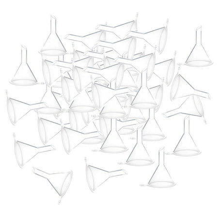 100Pcs Small Funnel for Decanting Essential Oil Bottle Perfume Clear