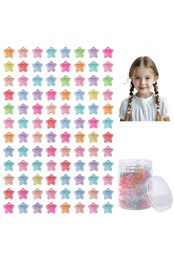 100Pcs Small Hair Clips Mini Hair Clips Mini Claw Clips for Women, Cute Hair Clips Tiny Hair Clips for Thin Fine Hair Strong Grip Hair Accessories