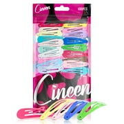 100Pcs Snap Hair Clips Hair Barrettes,2in Non-Slip Metal Barrettes Solid Candy Color Hair Accessories for Girls, Women, Kids