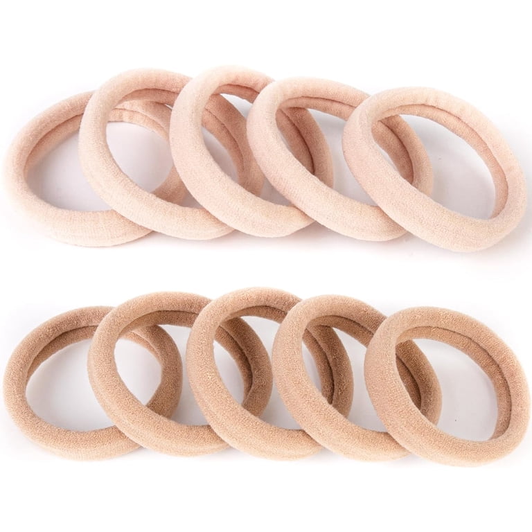 100Pcs Soft Hair Ponytail Holders, Seamless Hair Ties，Nylon  display picture 1