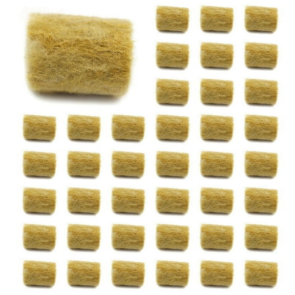 100Pcs Soilles Planting Sponge Grow Garden Cubes Rock Wool Plug Soilless Culture Substrate
