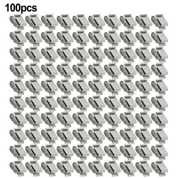 100Pcs Solar Panel Cable Clips Stainless Steel PV Cable Clamp For Home Kayaks Fishing Boats Wire Clip Set Photovoltaic System