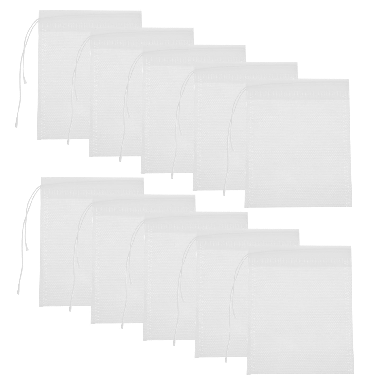 100Pcs Spice Bags for Cooking Empty Tea Bags Drawstring Soup Bags Muslin Bags