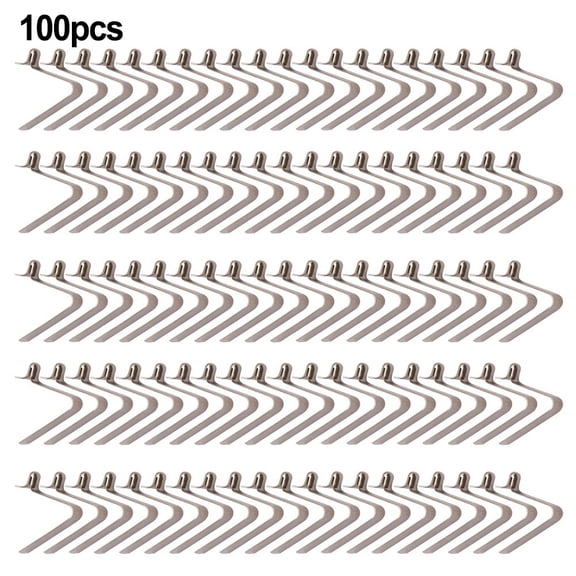 100Pcs Spring Clip Locking Tube Pin Push Clip For Tent Pole Kayak Paddle 3Mm