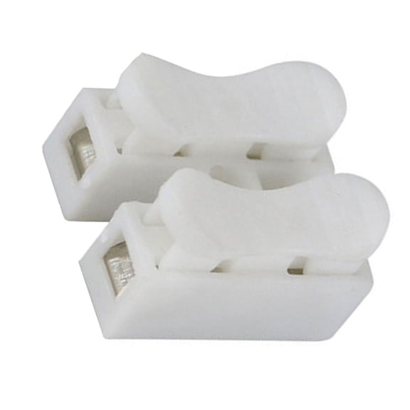 100Pcs Spring Wire Connectors Wiring Terminals Blocks Push-in Spring Loaded Electrical Connectors for Lighting Appliances