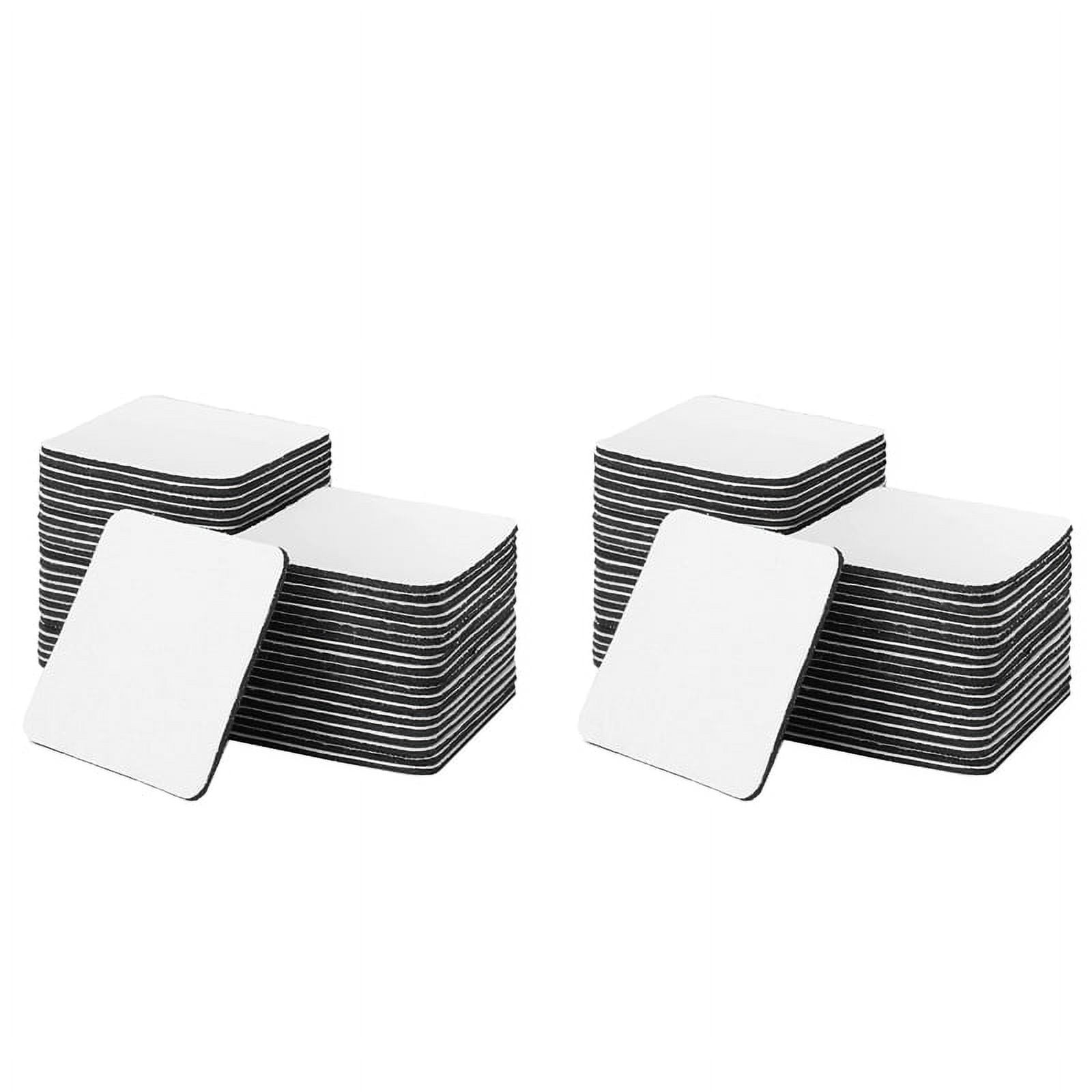 100Pcs Square Sublimation Coaster Sublimation Blank Cup Coasters Square