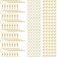 thumbnail image 1 of 100Pcs Stainless Steel Earring Making Kit Gold Color Earring Hooks 100Pcs Jump Rings and 100Pcs Earring Backs for DIY Jewelry Making Hole: 1.8mm Pin: 0.7mm, 1 of 6