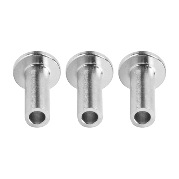 100Pcs Stainless Steel Protector Sleeves Protective Sleeves Grommet Kit for 1/8Inch Wire Rope Cable Railing