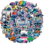 100Pcs Stitch Stickers for Girl, Cute Cartoon Gifts Decal for Teen Water Bottle, Laptop, Travel Case, Guitar, Phone, Skateboard, Bike, Scrapbook