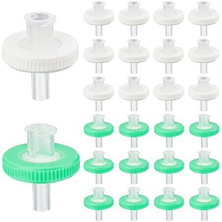 100Pcs Syringe Filter 0.22um0.45um Pore Size Nylon Disposable Microporous Needle Syringe Filter