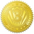 thumbnail image 1 of 100Pcs Third Place Medal Gold Foil Stickers 2 Inch 3rd Place Gold Embossed Envelopes Seals Round Self Adhesive Certificate Seal Labels for Crafts Cards Game Contests Sports Competitions Gold DIY, 1 of 9
