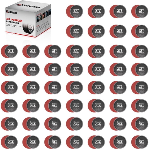 100Pcs Tire Repair Patch 45mm,Round All Purpose Patches,Heavy Duty Patches,Fast Cold for Car Truck Motorcycle Automobile Bike Inner Tire(SGR-45/100pcs)