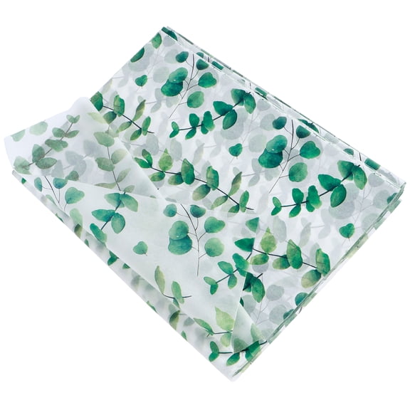 100Pcs Tissue Paper for Wrapping Gifts 20×14in Tissue Wrapping Paper Green Leaf Tissue Paper Sheets Elegant Print Tissue Paper Bulk Lightweight Tissue Paper Gift Wrap for Gift Box Packaging DIY