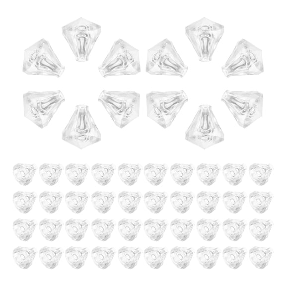 100Pcs Transparent Plastic Lamp Shade Covers for String Lights Decorative Bulb Protectors for Outdoor
