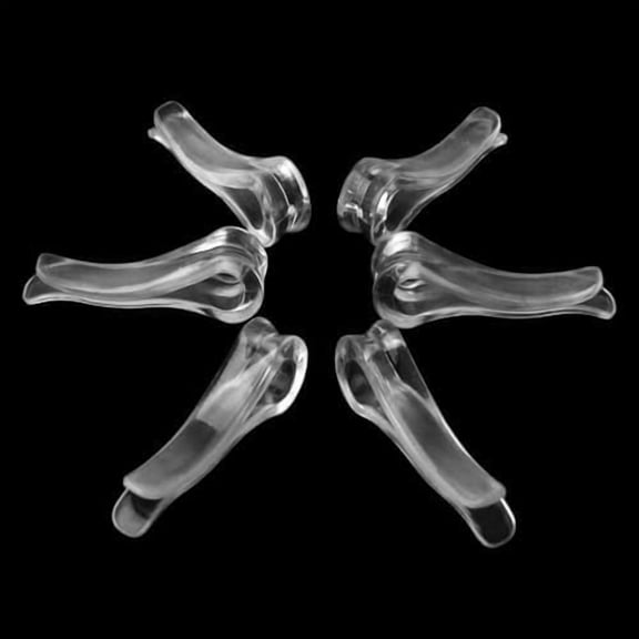 100Pcs Transparent U Shaped Plastic Alligator Clips Shirts Folding Clips Garment Clips Clothespins for Ties Socks Pants Clothes Pins Laundry Storage and Organization