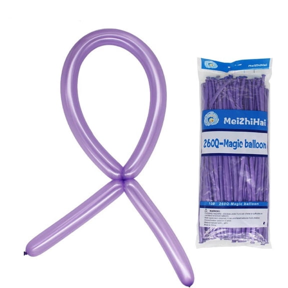 100Pcs Twisty Balloons,Magic Balloons for Animal Making BirthdaCy Party Festival Christmas