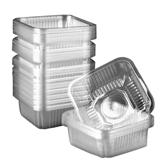 100Pcs Various Sizes Food Grade Moon Cake Trays Waterproof Thick Mooncake Packaging Box Container Holder Bakery Supplies