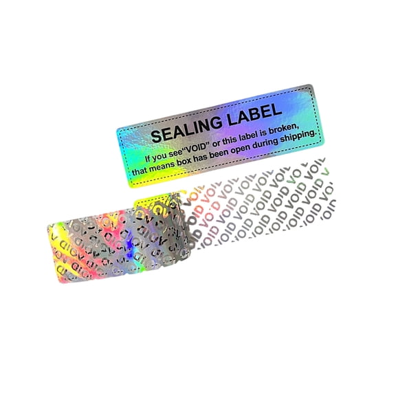 100Pcs Void Proof Security Seals Sticker With PVC Materials Anti Tamper Sticker For Anti Falsify Packaging Needs