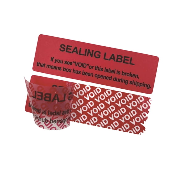 100Pcs Void Proof Security Seals Sticker With PVC Materials Anti Tamper Sticker For Anti Falsify Packaging Needs
