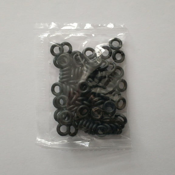100Pcs Wacky O Rings Wacky Rigging Soft Plastic Worms Fishing Lure Fishing Rig Fishing Tackle Connectors Tackle 1.0-5.3Mm 5 Size