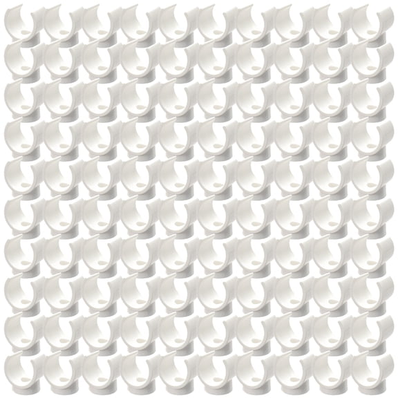 100Pcs Water Pipes Support Fastener Tubing Hose Holder Thickened Plastic Pipe Clip for PVC Water Pipes And Tubing Hoses