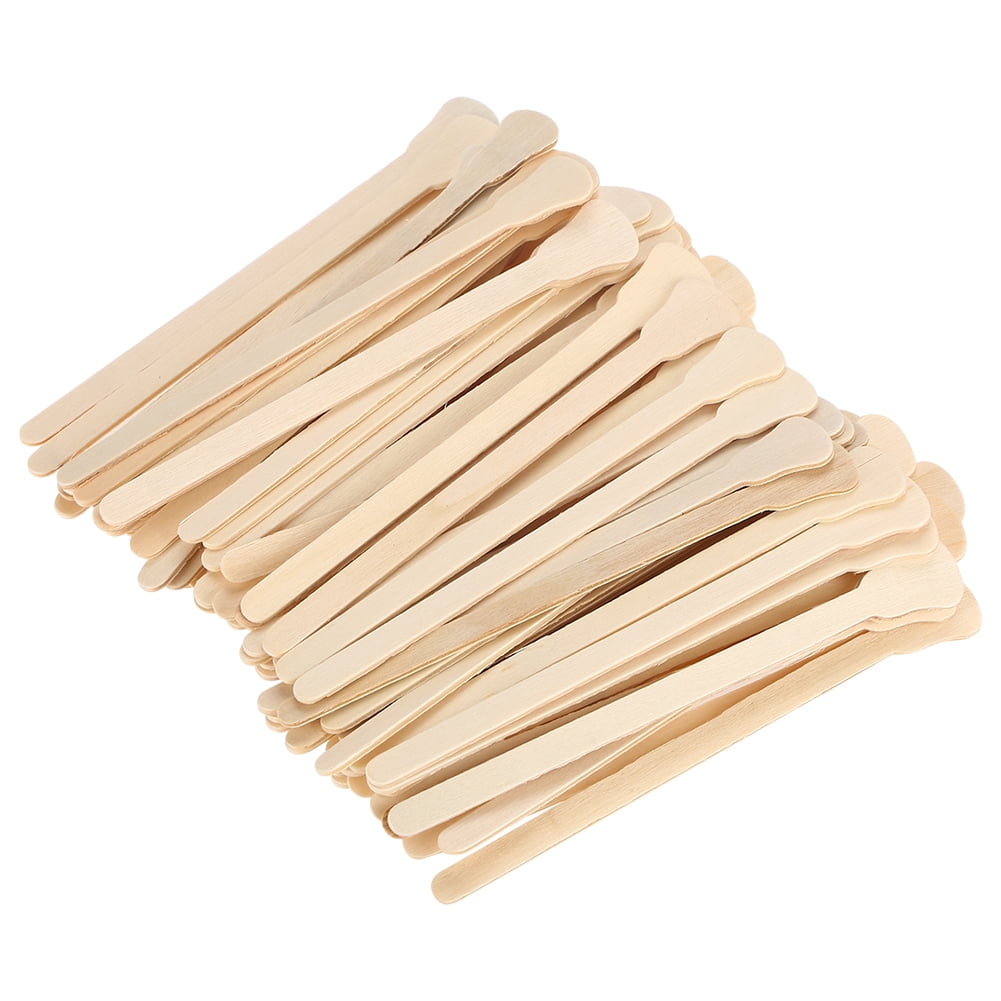 100Pcs Wax Stick, Safe Disposable Wax Spatulas, 4.9inch For Production Of  Oral Examination Hair Removal Wax 