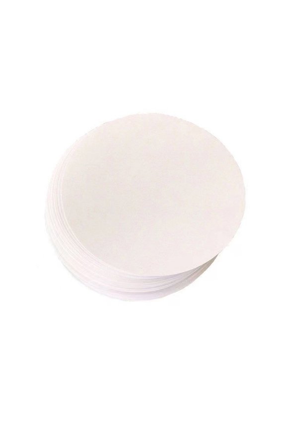 100Pcs White Circular Paper Button Maker Circular Paper For Handmade Button Pin Badge Safety Pin Painting and Art Craft