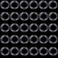 thumbnail image 1 of 100Pcs White Roman Blind Curtain Rings, 0.51" O-Rings Plastic Rings for Roman Shades, Roman Blind Curtain Rings Cafe Curtain Rings Plastic O Rings Roman Shade Hardware for DIY Blinds, Curtains, 1 of 9