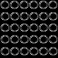 thumbnail image 1 of 100Pcs White Roman Blind Curtain Rings, 0.51" O-Rings Plastic Rings for Roman Shades, Roman Blind Curtain Rings Cafe Curtain Rings Plastic O Rings Roman Shade Hardware for DIY Blinds, Curtains, 1 of 9