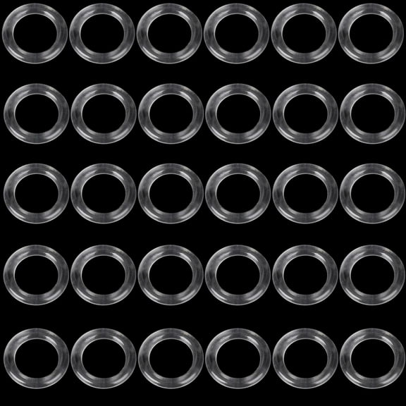 100Pcs White Roman Blind Curtain Rings, 0.51" O-Rings Plastic Rings for Roman Shades, Roman Blind Curtain Rings Cafe Curtain Rings Plastic O Rings Roman Shade Hardware for DIY Blinds, Curtains