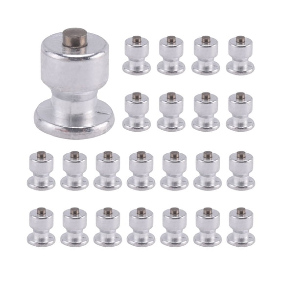 100Pcs Winter Wheel Lugs Car Tires Studs Screw Snow Spikes Wheel Tyre Snow Chains Studs for Shoes ATV Tire 8X10mm,100 * Tire Stud Screws,silver
