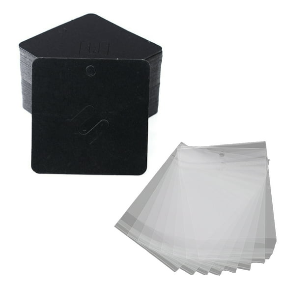 100Pcs/lot Brooches Display Card Kraft Paper-Tag Jewelry Packaging Card Small Business Hang-Price-Tag Card