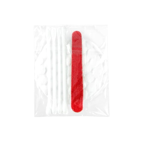 100Pcs/set Bulk Hotel Hospitality Set, Cosmetic Cotton Pads Cotton Swabs File Disposabled Hotel Cosmetic Amenities