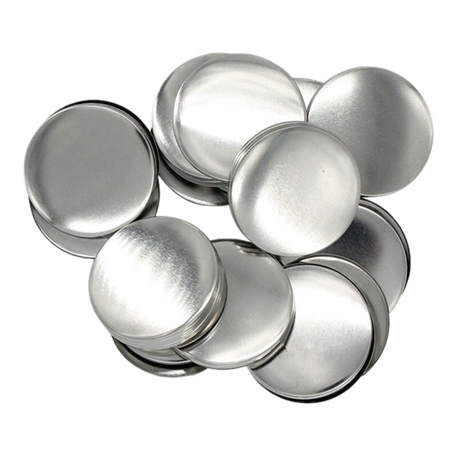 100Pcs/set Plastic Blank Badge Pin Button Parts Supplies for Clothes ...