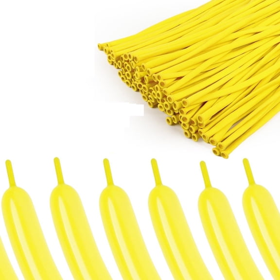 100Pcs thick long strip balloons, can DIY flexible animal shaped balloons, suitable for birthday parties