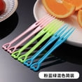 thumbnail image 1 of 100PcsFruit Fork Cake Dessert Food Fruit picking Pick Party Holiday love tableware Decorative plastic individual wrap toothpicks, 1 of 7
