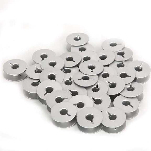 100Pieces Aluminum Bobbins Sewing Machine Coil Roller Sewing Machine Tailoring