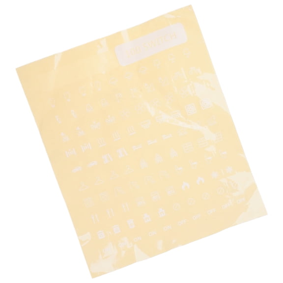 100Pieces Clear Transparents Light Switchs Label Sticker Waterproof Switchs Panel Labels for Home Bedroom Kitchen